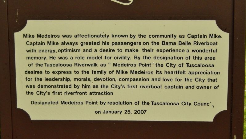 Medeiros Point Marker. Click for full size. Medeiros Point Marker image. Click for full size.