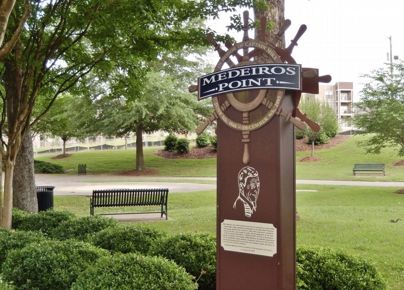 Medeiros Point Marker. Click for full size. Medeiros Point Marker image. Click for full size.