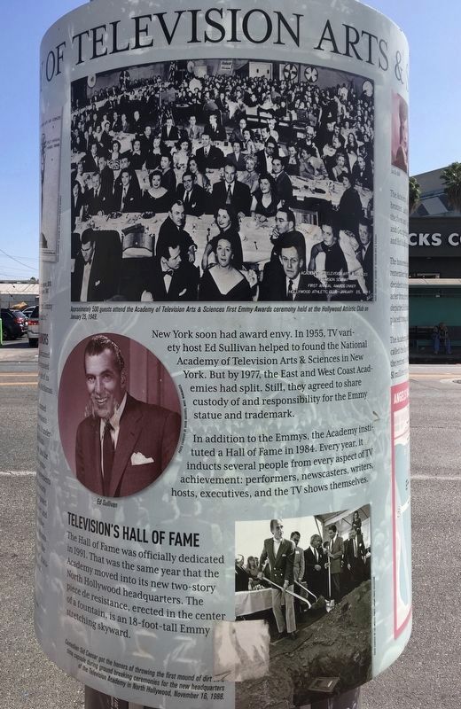 Academy of Television Marker image. Click for full size.