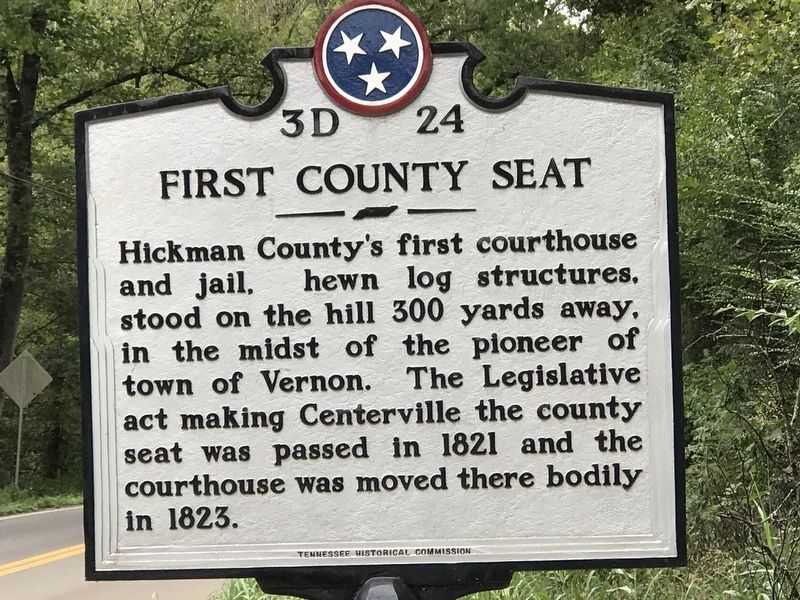 First County Seat Marker image. Click for full size.