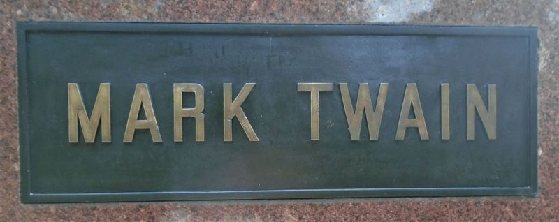 Samuel Langhorne Clemens Marker. Click for full size. Samuel Langhorne Clemens Marker image. Click for full size.