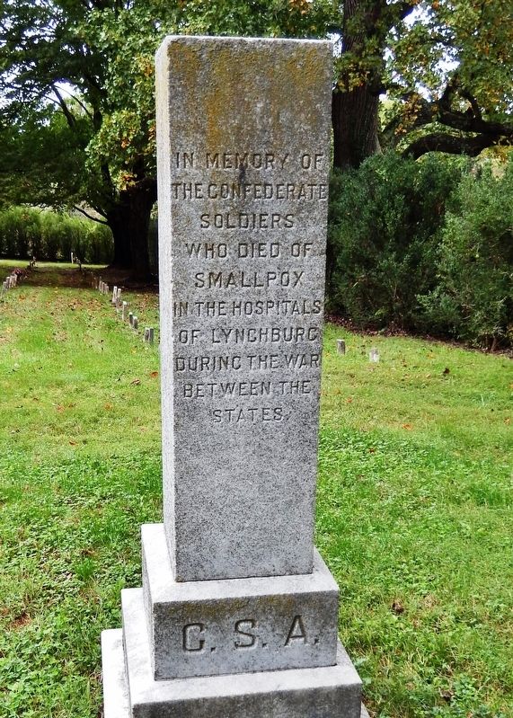 Confederate Smallpox Memorial image. Click for full size.
