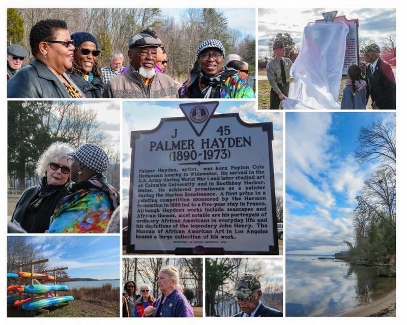 Palmer Hayden Marker. Click for full size. Palmer Hayden Marker image. Click for full size.