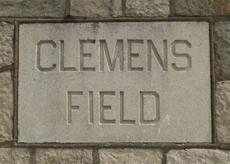 Clemens Field Name Stone image. Click for full size.