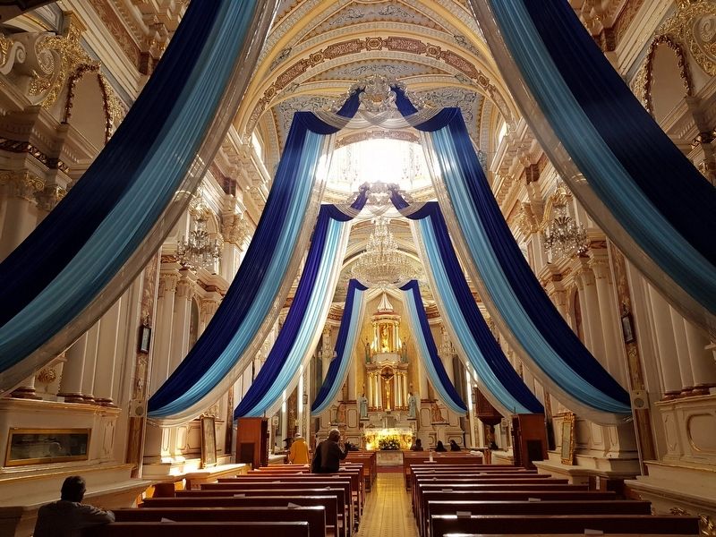 An interior view of the Parish Church of San Miguel of Tarimoro image. Click for full size.