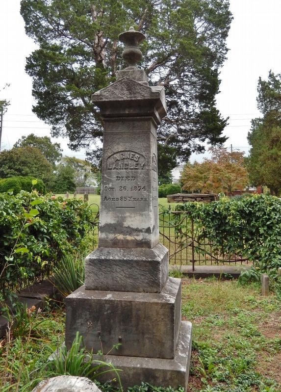 Agnes Langley Monument image. Click for full size.