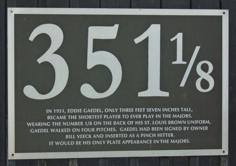 351⅛ Marker. Click for full size. 351⅛ Marker image. Click for full size.