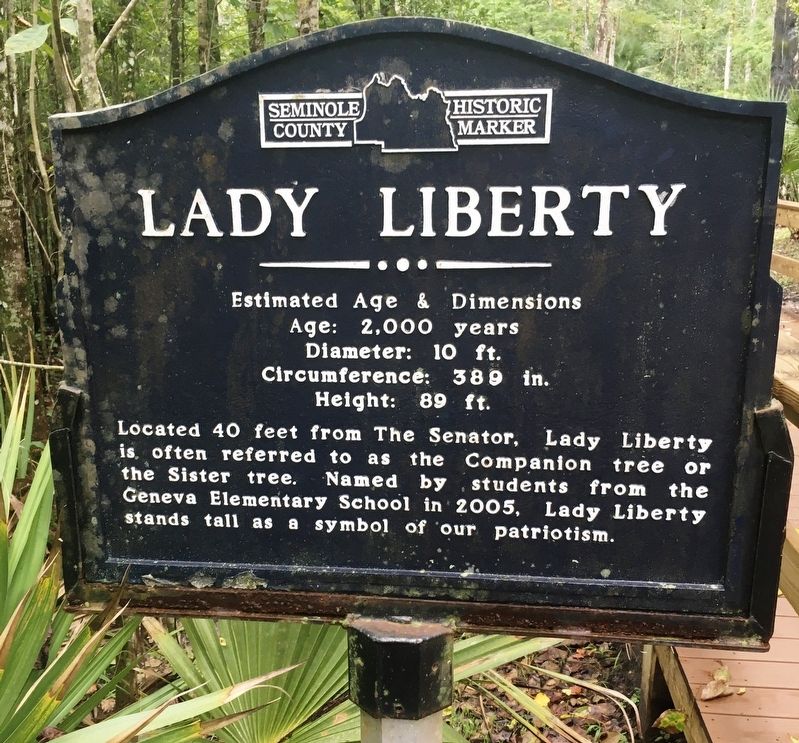 Lady Liberty Marker image. Click for full size.