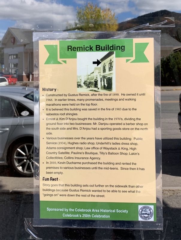 Remick Building Marker image. Click for full size.
