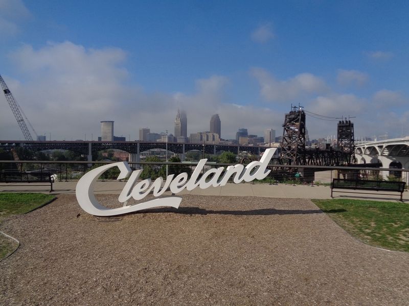 The Cleveland Skyline Marker. Click for full size. The Cleveland Skyline Marker image. Click for full size.