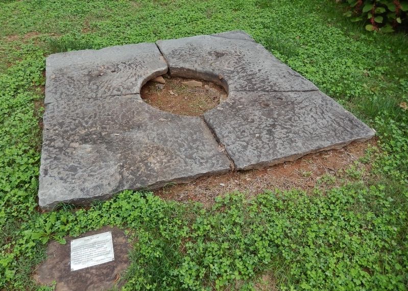 Stone Well Cap & Marker image. Click for full size.