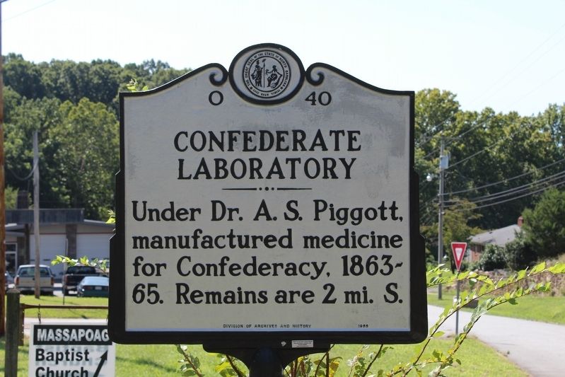 Confederate Laboratory Marker image. Click for full size.