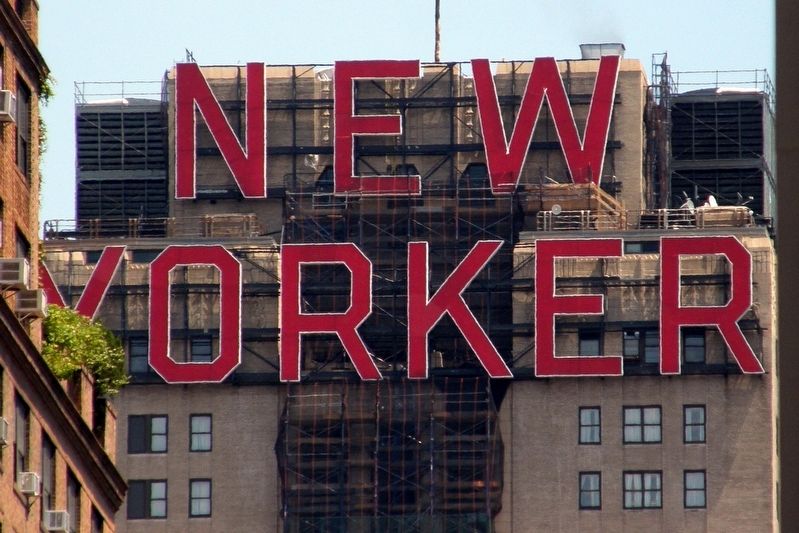 New Yorker Hotel neon sign. Click for full size. New Yorker Hotel neon sign image. Click for full size.