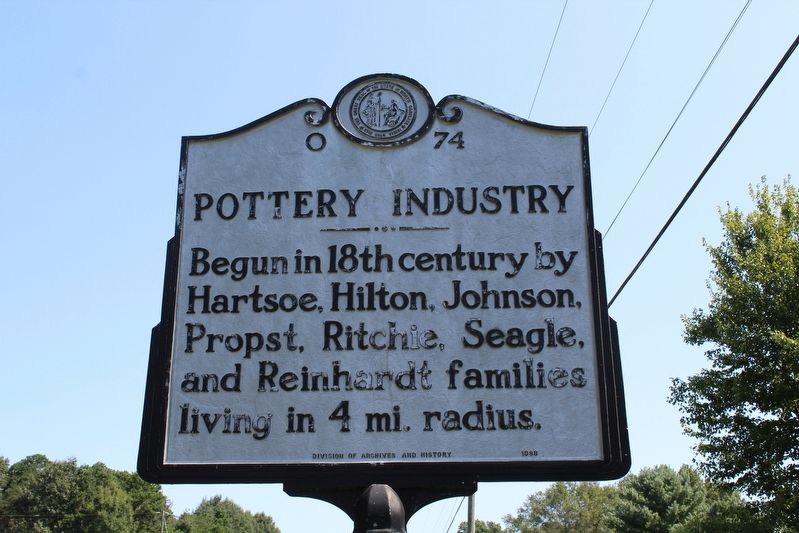 Pottery Industry Marker. Click for full size. Pottery Industry Marker image. Click for full size.