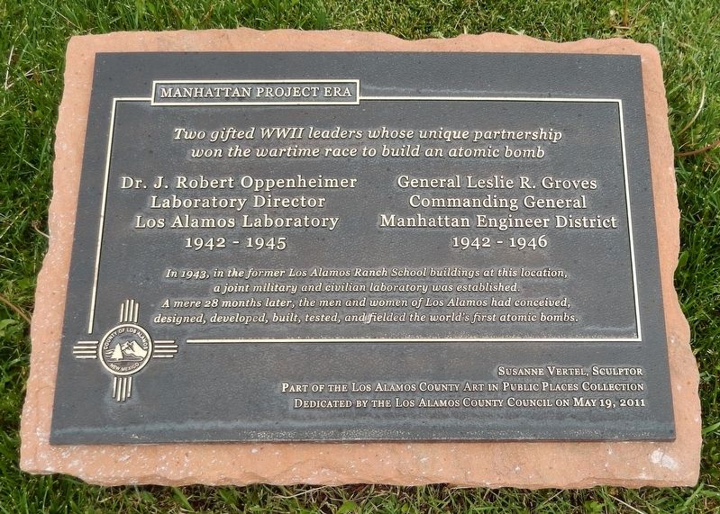 Manhattan Project Era Marker image. Click for full size.