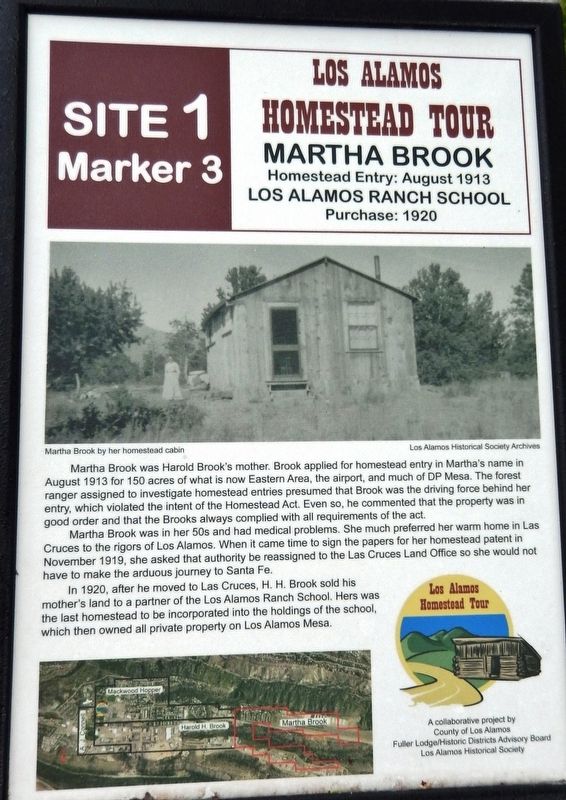 Martha Brook Marker image. Click for full size.