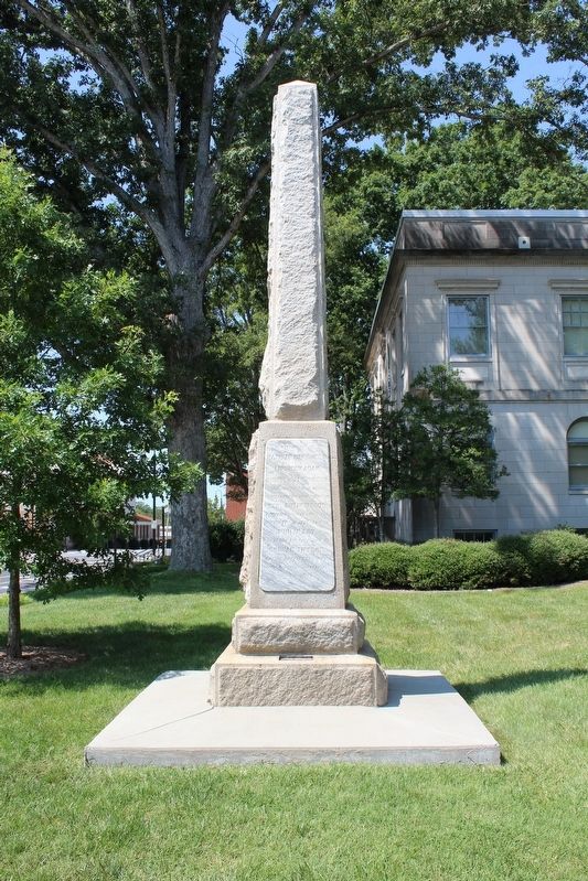 Rutherford's March Tribute Marker. Click for full size. Rutherford's March Tribute Marker image. Click for full size.