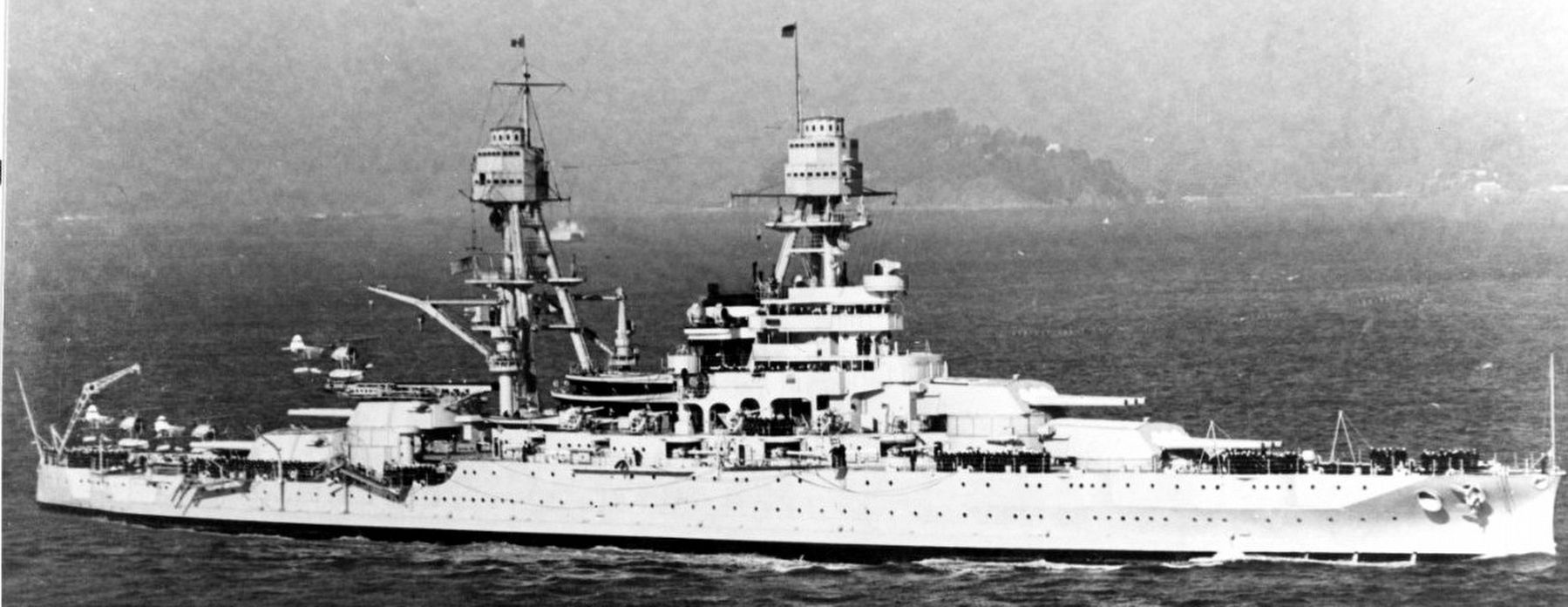 U.S.S. Arizona (BB-39), 1930s. Click for full size. U.S.S. Arizona (BB-39), 1930s image. Click for full size.