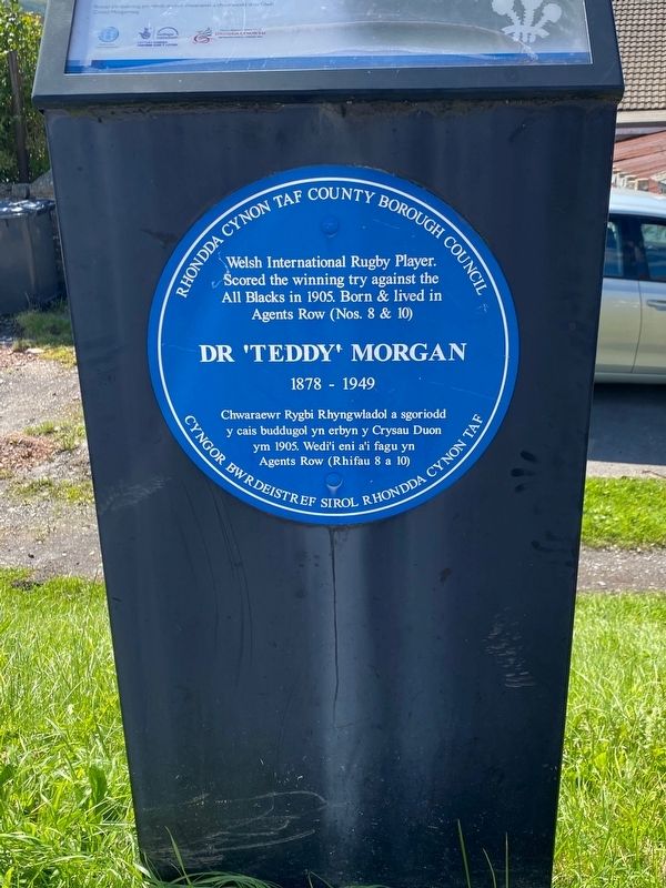 Dr. 'Teddy' Morgan Marker. Click for full size. Dr. 'Teddy' Morgan Marker image. Click for full size.