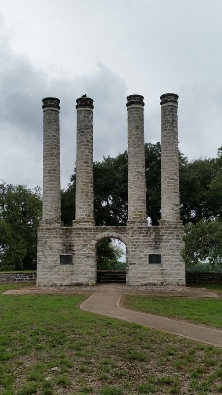 Ruins of the Baylor Female College on Academy Hill. Click for full size. Ruins of the Baylor Female College on Academy Hill image. Click for full size.