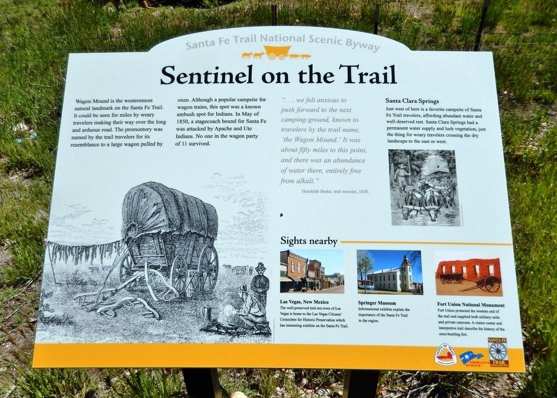 Sentinel on the Trail Marker. Click for full size. Sentinel on the Trail Marker image. Click for full size.