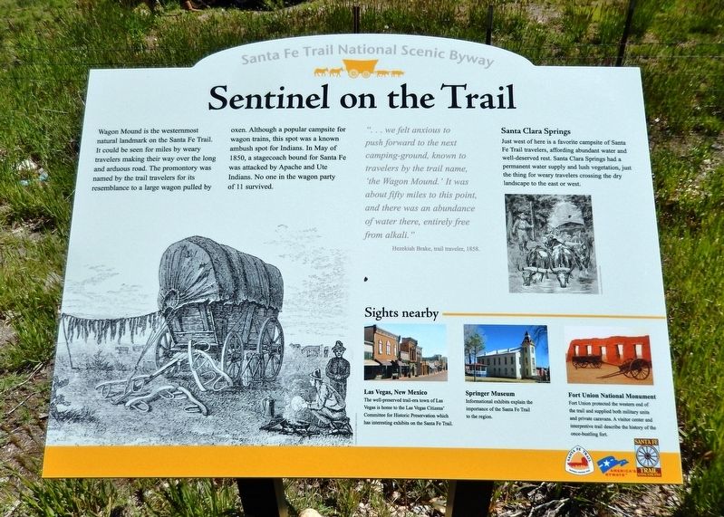 Sentinel on the Trail Marker image. Click for full size.