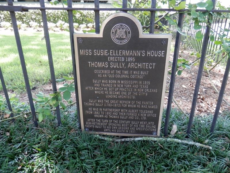 Miss Susie Ellermann's House Marker. Click for full size. Miss Susie Ellermann's House Marker image. Click for full size.
