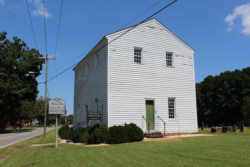Old St. Paul's Lutheran Church. Click for full size. Old St. Paul's Lutheran Church image. Click for full size.