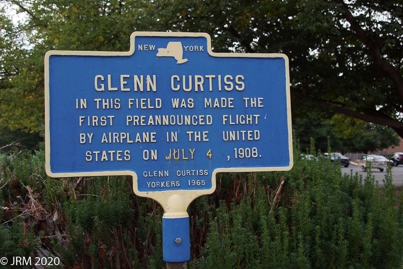 Glenn Curtiss Marker Reverse image. Click for full size.