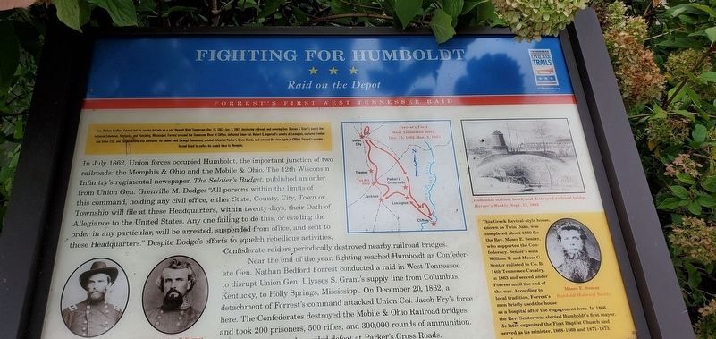 Fighting for Humboldt Marker image. Click for full size.