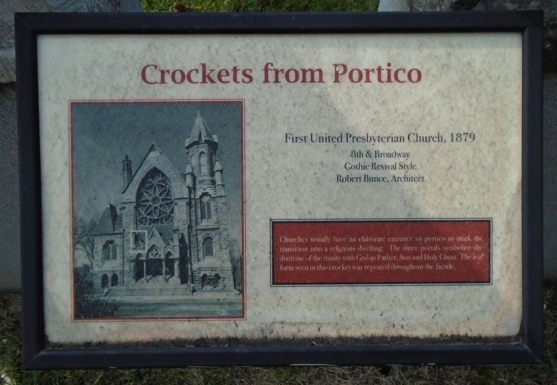 Crockets from Portico Marker image. Click for full size.