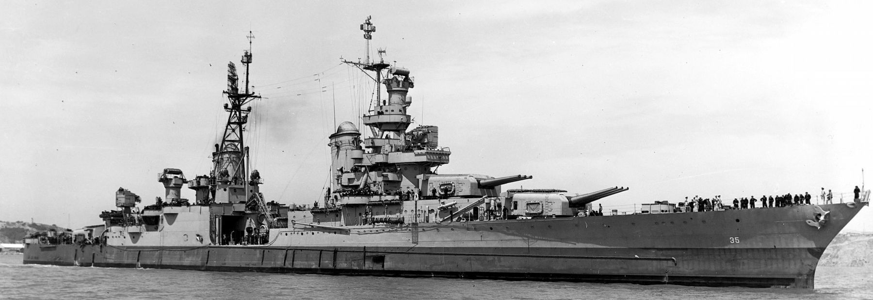 USS Indianapolis CA-35 image. Click for full size.