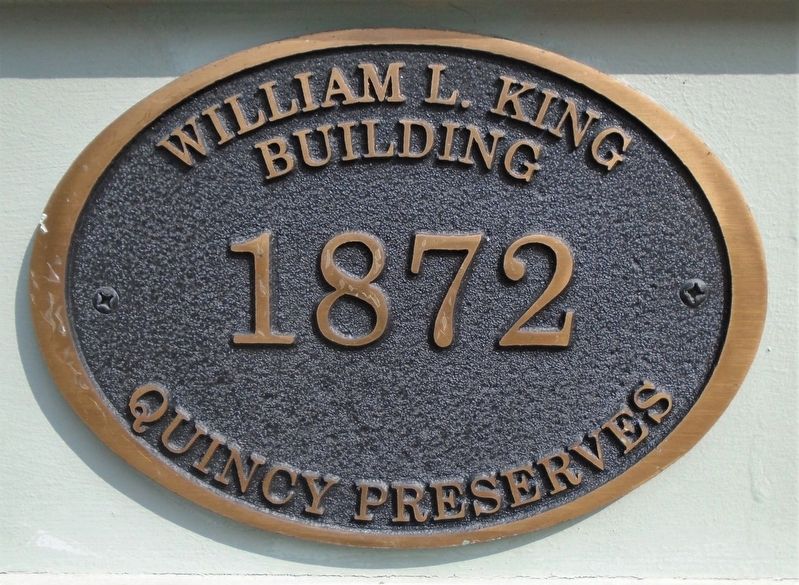 William L. King Building Marker image. Click for full size.