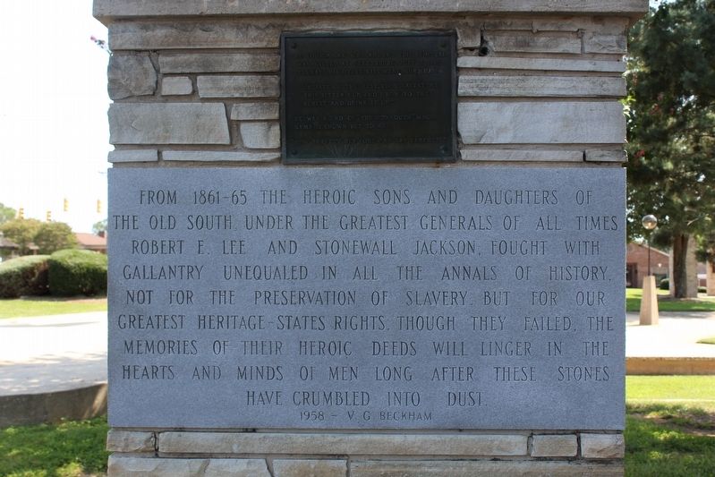 Confederate Memorial. Click for full size. Confederate Memorial image. Click for full size.