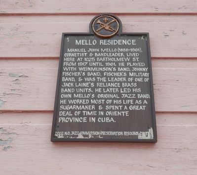 Mello Residence Marker image. Click for full size.