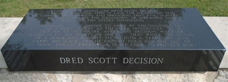 Dred Scott Decision Marker image. Click for full size.