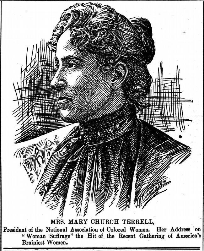 Mrs. Mary Church Terrell image. Click for full size.
