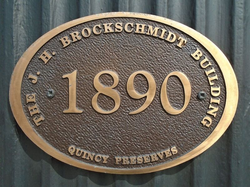 The J. H. Brockschmidt Building Marker image. Click for full size.