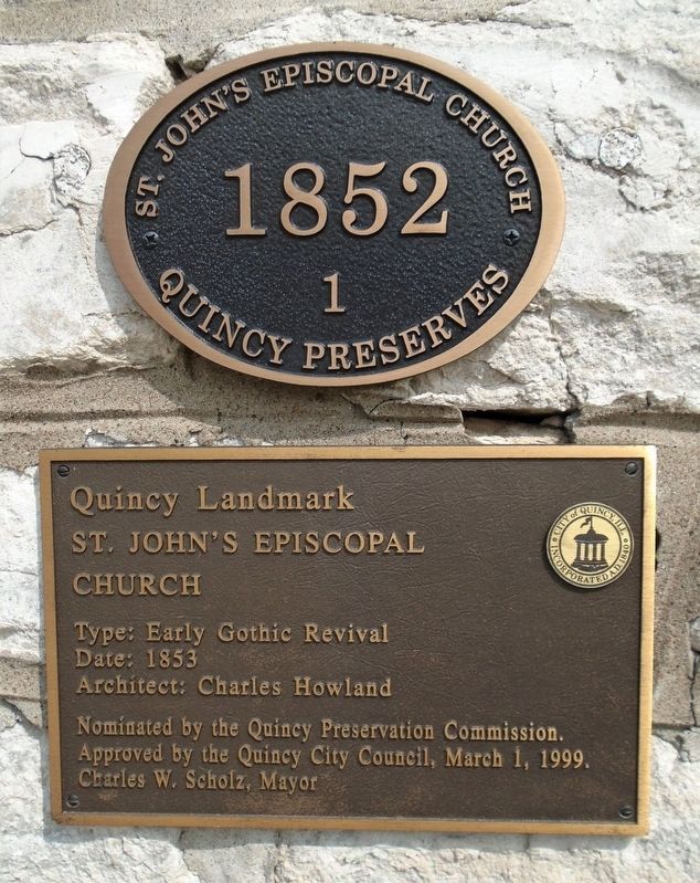 St. John's Episcopal Church Markers image. Click for full size.