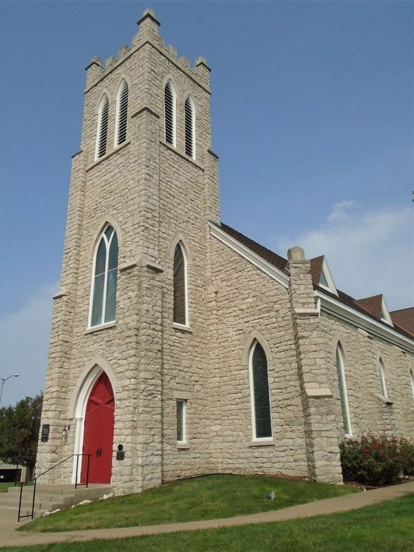 St. John's Episcopal Church and Markers image. Click for full size.