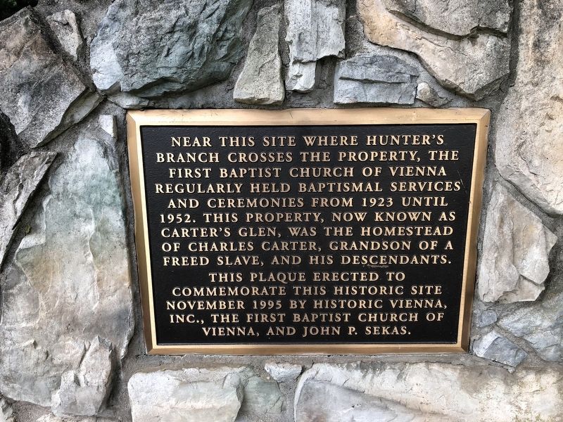 First Baptist Church of Vienna Marker image. Click for full size.