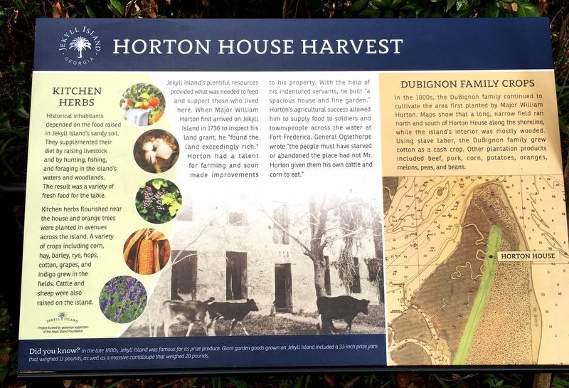 Horton House Harvest Marker image. Click for full size.