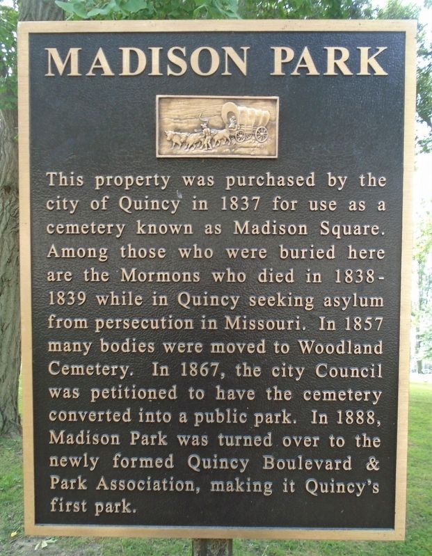 Madison Park Marker image. Click for full size.