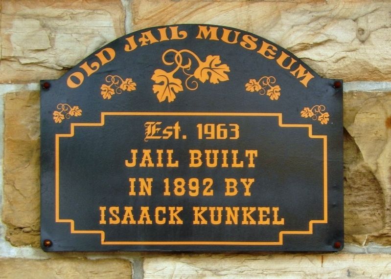 Old Jail Museum Marker image. Click for full size.