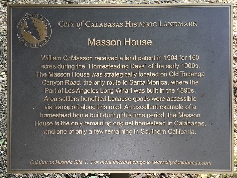 Masson House Marker image. Click for full size.