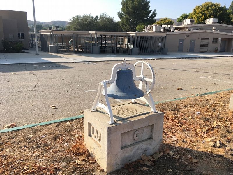 Calabasas Schoolhouse Bell image. Click for full size.