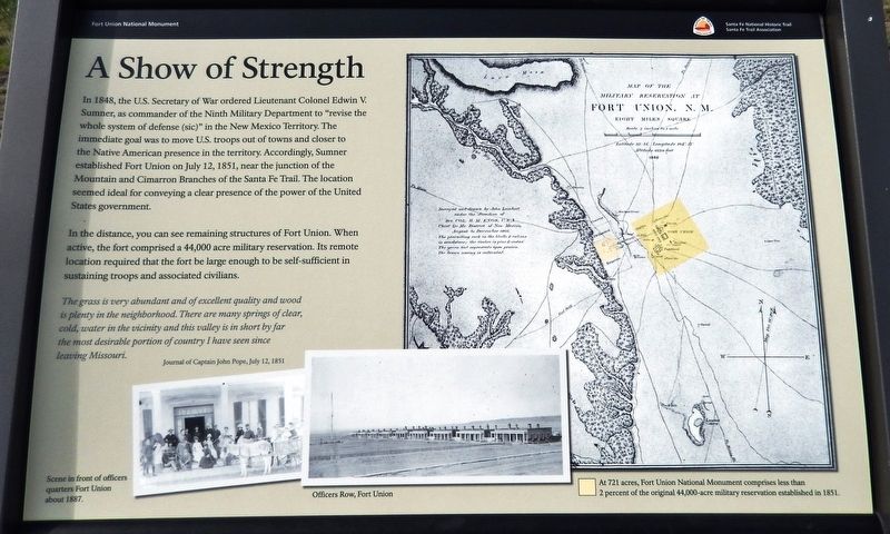 A Show of Strength Marker image. Click for full size.