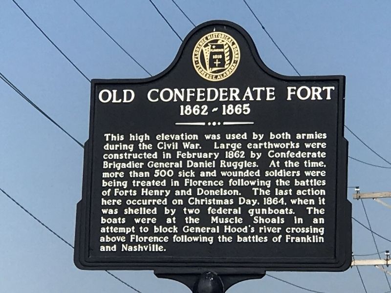 Old Confederate Fort Marker image. Click for full size.