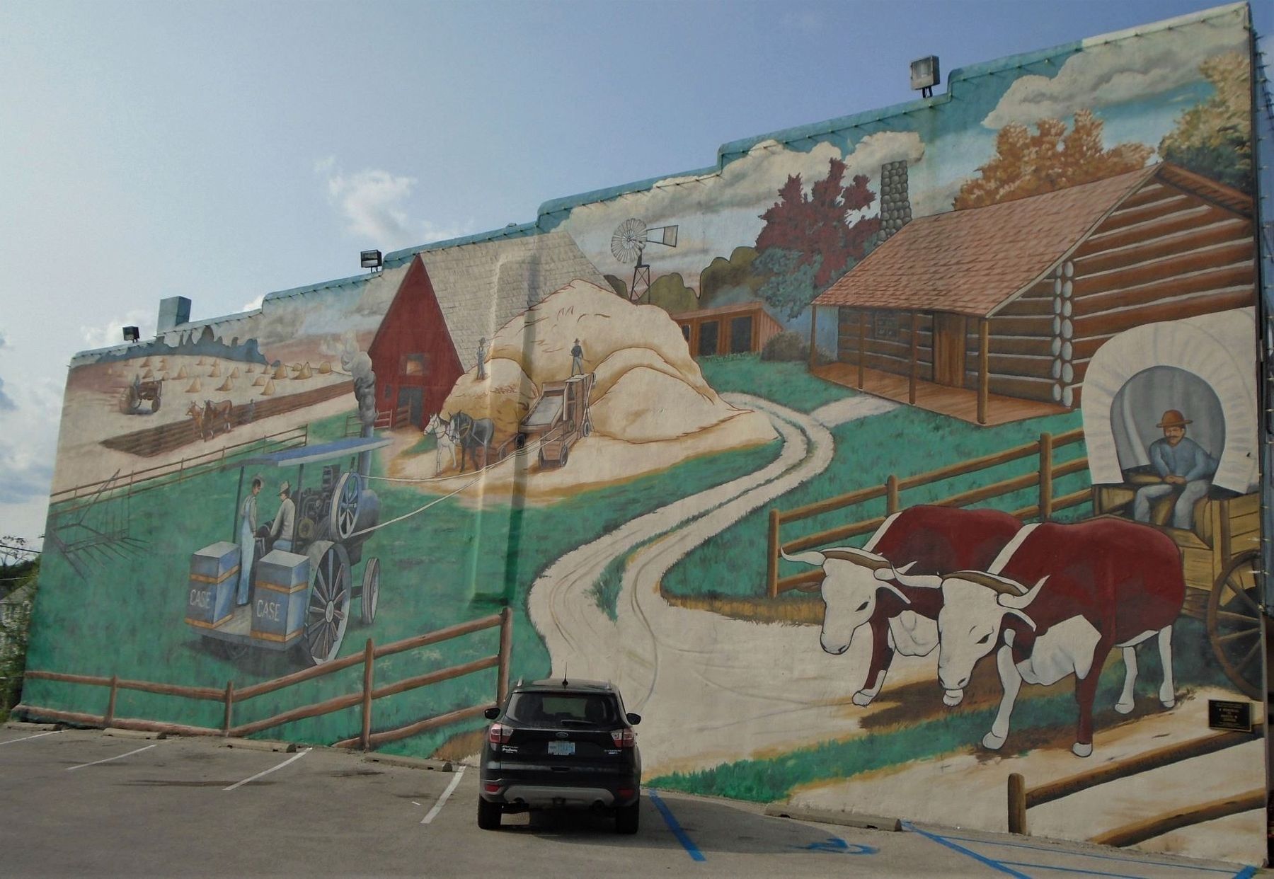 "Coming Into This Country" Mural and Marker image, Touch for more information