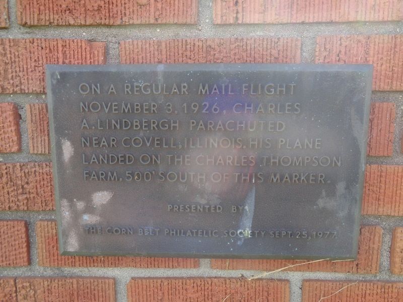 Charles Lindbergh Crash Site Marker. Click for full size. Charles Lindbergh Crash Site Marker image. Click for full size.